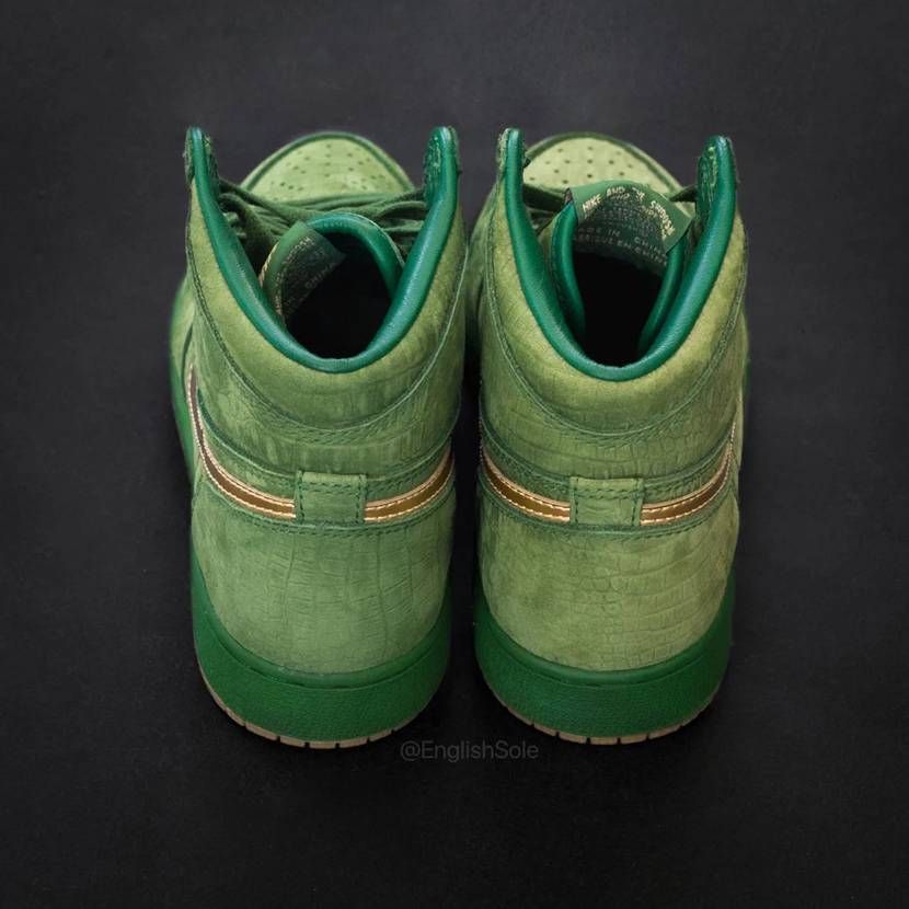 【ニュース】Nike Air Jordan 1 High PE "Green Croc"のビジュアルが公開 4枚目