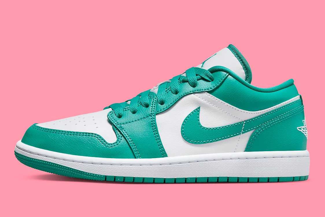 【スニダンで購入可】7/7発売 Nike WMNS Air Jordan 1 Low "Turquoise" 抽選/定価/販売店舗まとめ 3枚目