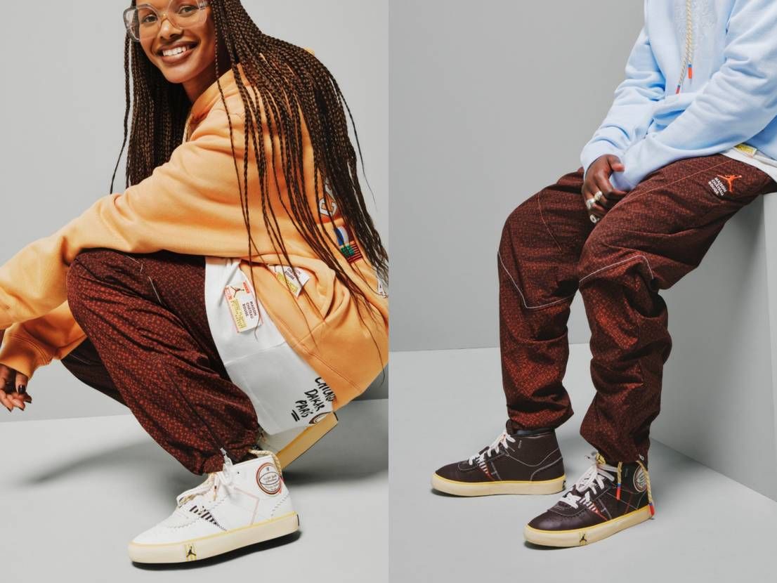 【スニダンで購入可】6/24発売 Maison Chateau Rouge × Nike Air Jordan 2 High "United Youth National" 抽選/定価/販売店舗まとめ 3枚目