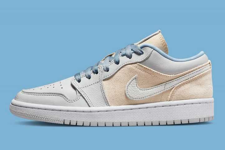 【スニダンで購入可】7/1発売 Nike WMNS Air Jordan 1 Low SE "Canvas" 抽選/定価/販売店舗まとめ 2枚目
