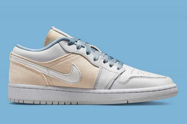 【スニダンで購入可】7/1発売 Nike WMNS Air Jordan 1 Low SE "Canvas" 抽選/定価/販売店舗まとめ 3枚目