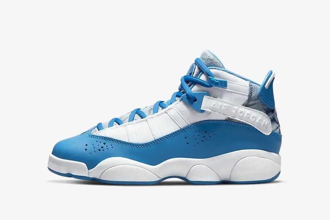 【リーク】Nike GS Air Jordan 6 Rings "Denim" 抽選/定価/販売店舗まとめ 2枚目