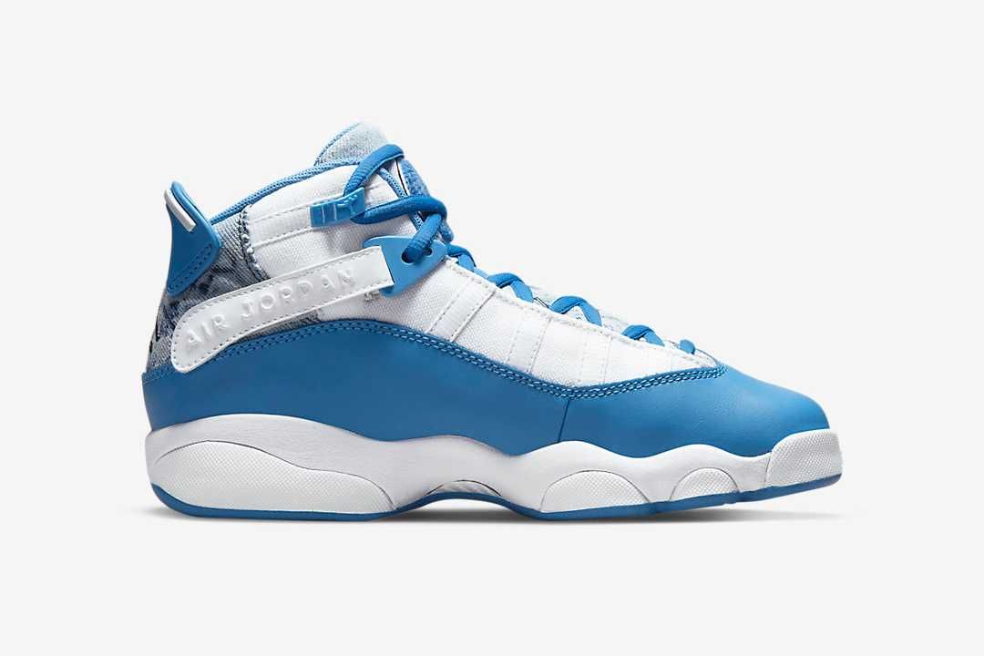 【リーク】Nike GS Air Jordan 6 Rings "Denim" 抽選/定価/販売店舗まとめ 3枚目