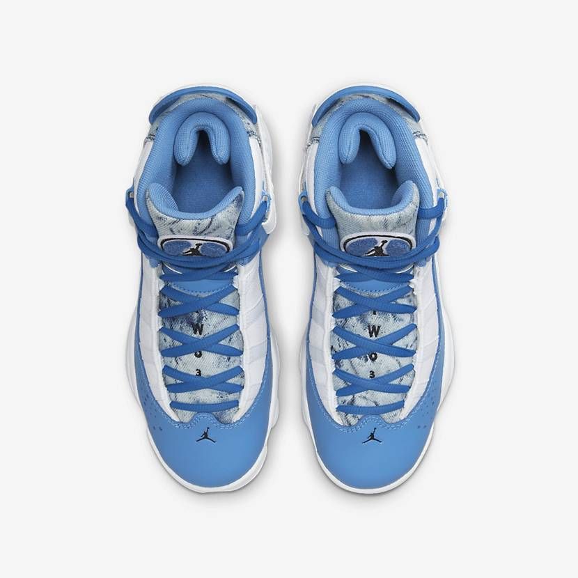 【リーク】Nike GS Air Jordan 6 Rings "Denim" 抽選/定価/販売店舗まとめ 5枚目