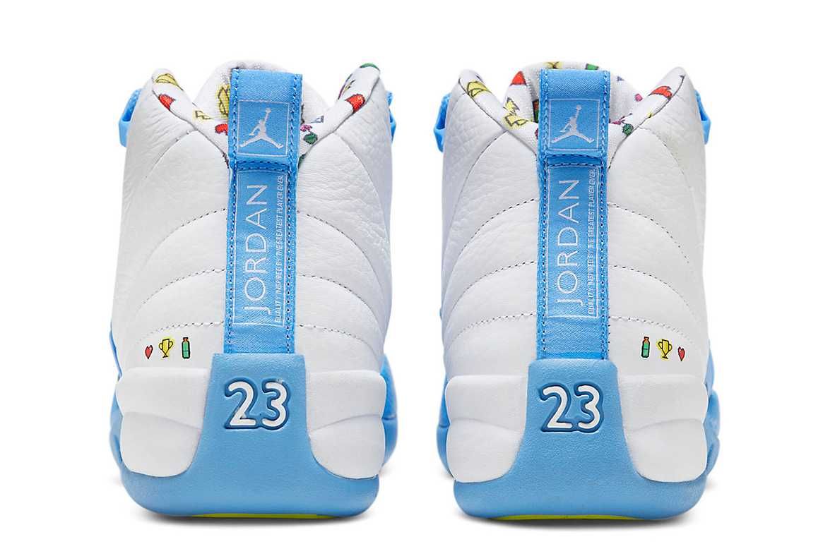 【リーク】Nike GS Air Jordan 12 "White/University Blue/Lemon Venom" 抽選/定価/販売店舗まとめ 7枚目