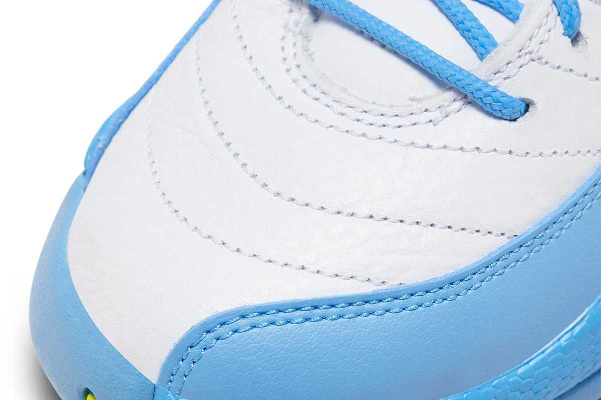 【リーク】Nike GS Air Jordan 12 "White/University Blue/Lemon Venom" 抽選/定価/販売店舗まとめ 4枚目
