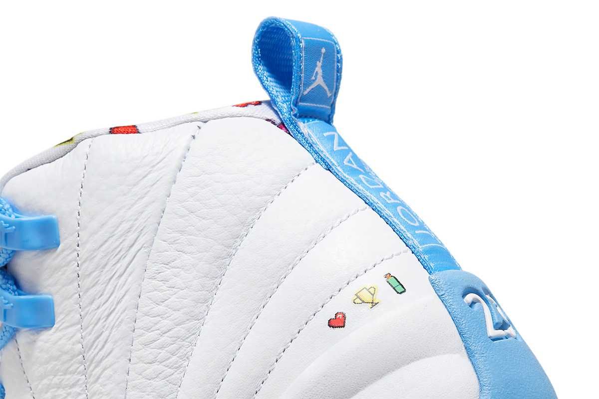 【リーク】Nike GS Air Jordan 12 "White/University Blue/Lemon Venom" 抽選/定価/販売店舗まとめ 5枚目