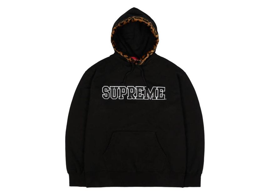 Supreme 2025 leopard hoodie