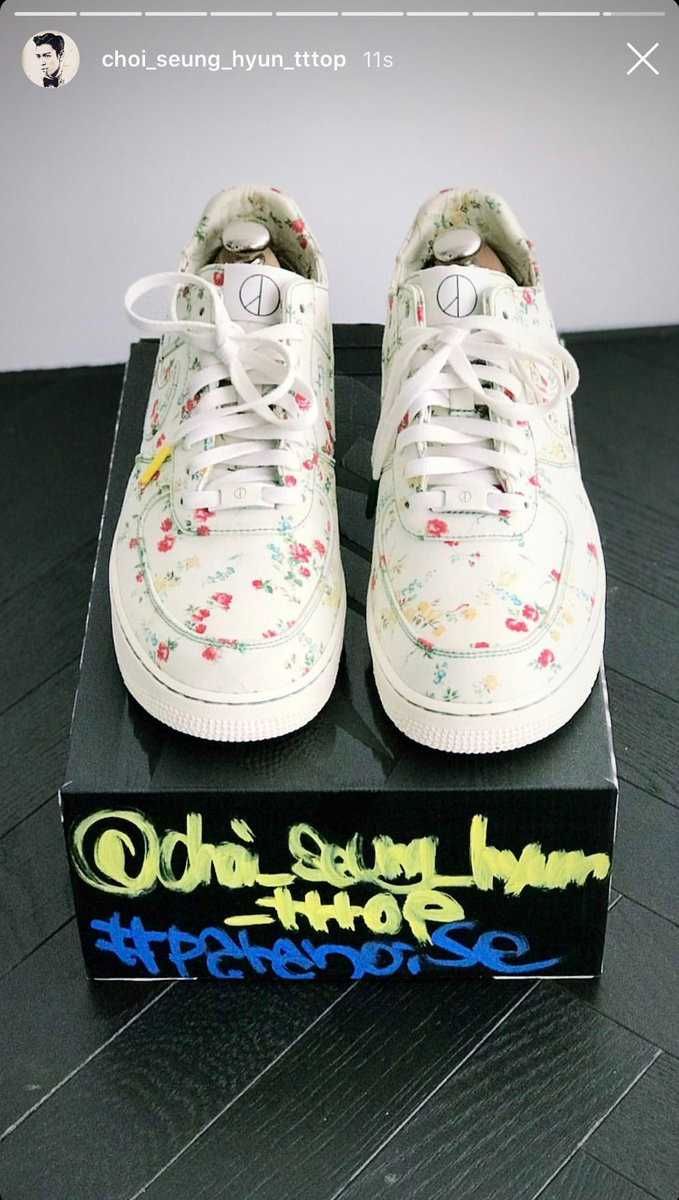 【ニュース】PEACEMINUSONE × Nike Air Force 1 Low "Flower Road"が公開 4枚目