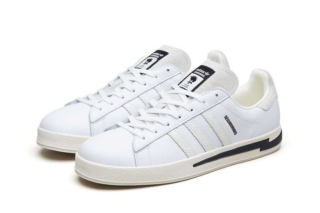 【販売リンクあり】6/25発売 NEIGHBORHOOD × INVINCIBLE × adidas Campus "White" 抽選/定価/販売店舗まとめ 3枚目