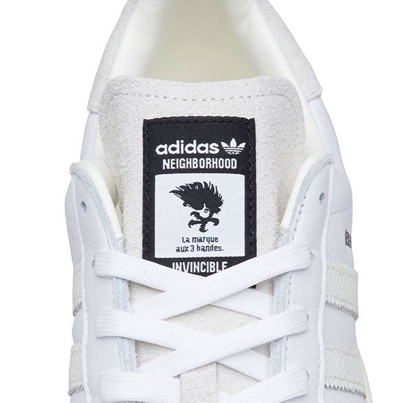 【販売リンクあり】6/25発売 NEIGHBORHOOD × INVINCIBLE × adidas Campus "White" 抽選/定価/販売店舗まとめ 9枚目