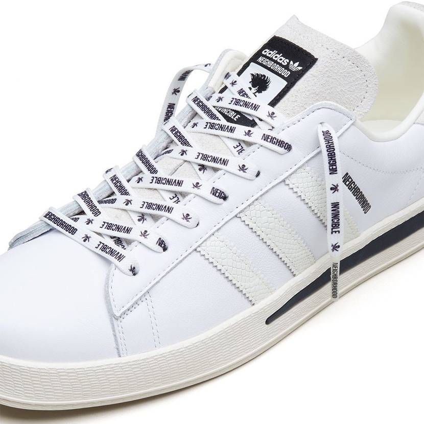 【販売リンクあり】6/25発売 NEIGHBORHOOD × INVINCIBLE × adidas Campus "White" 抽選/定価/販売店舗まとめ 5枚目