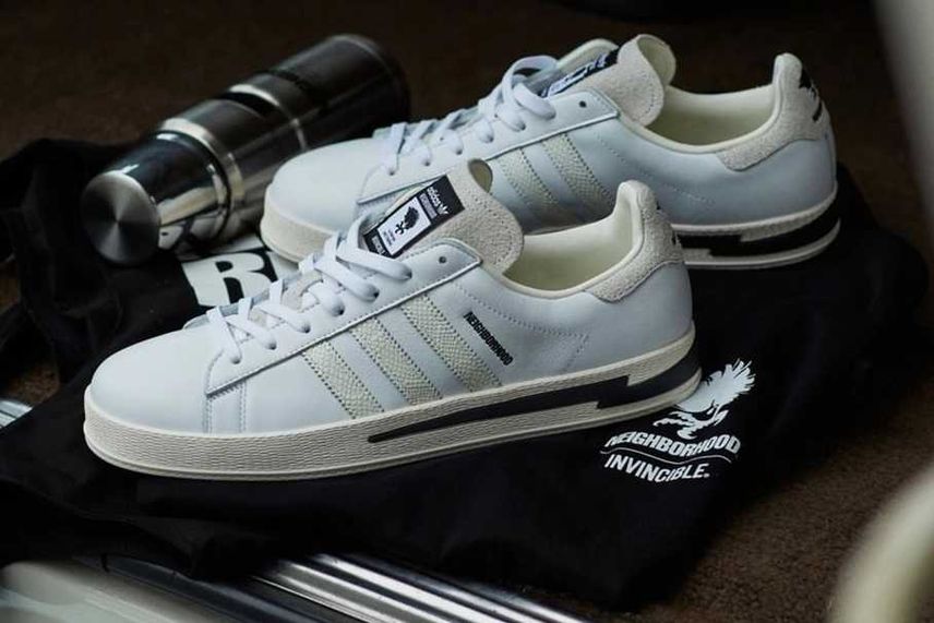 【販売リンクあり】6/25発売 NEIGHBORHOOD × INVINCIBLE × adidas Campus "White" 抽選/定価/販売店舗まとめ