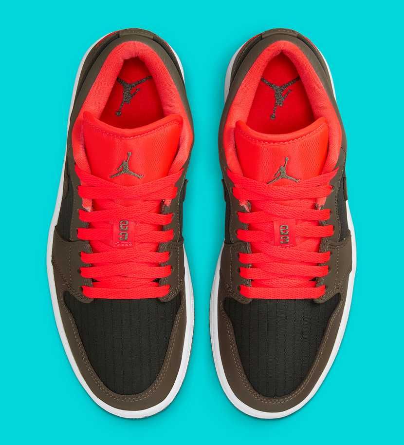 【リーク】Nike WMNS Air Jordan 1 Low "Olive/Crimson" 抽選/定価/販売店舗まとめ 4枚目