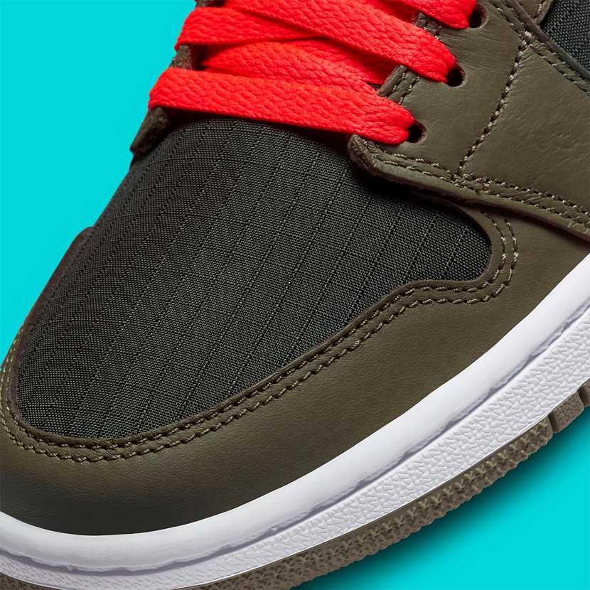 【リーク】Nike WMNS Air Jordan 1 Low "Olive/Crimson" 抽選/定価/販売店舗まとめ 7枚目