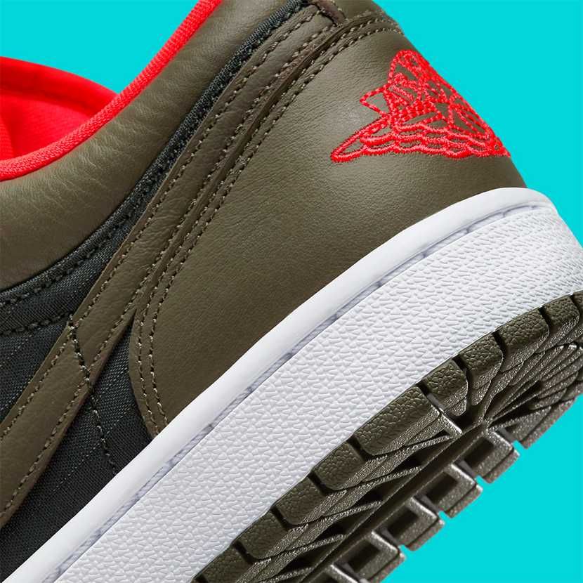 【リーク】Nike WMNS Air Jordan 1 Low "Olive/Crimson" 抽選/定価/販売店舗まとめ 8枚目