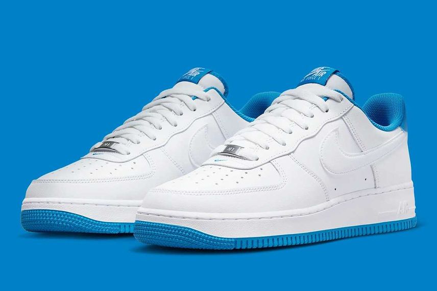 Air force 1 low white university blue (gs) best sale