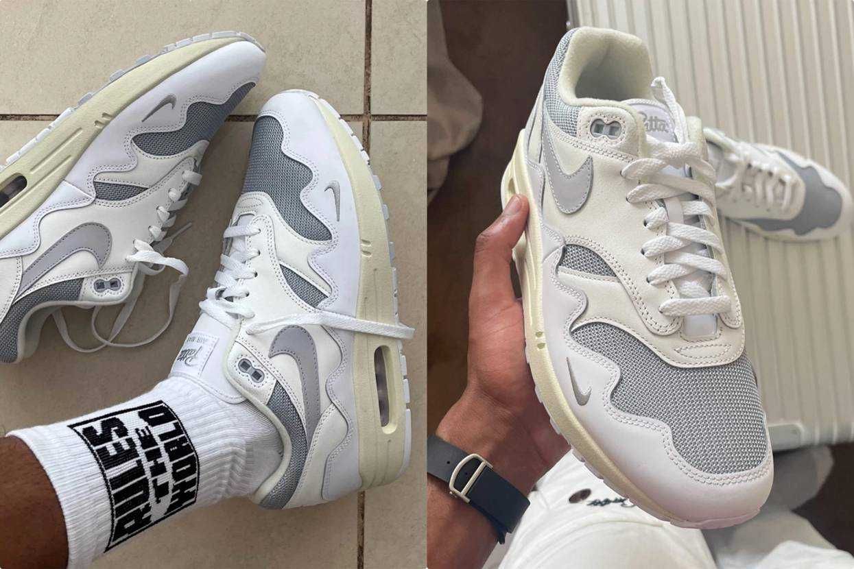 【リーク】Patta × Nike Air Max 1 The Wave "White" 抽選/定価/販売店舗まとめ 2枚目