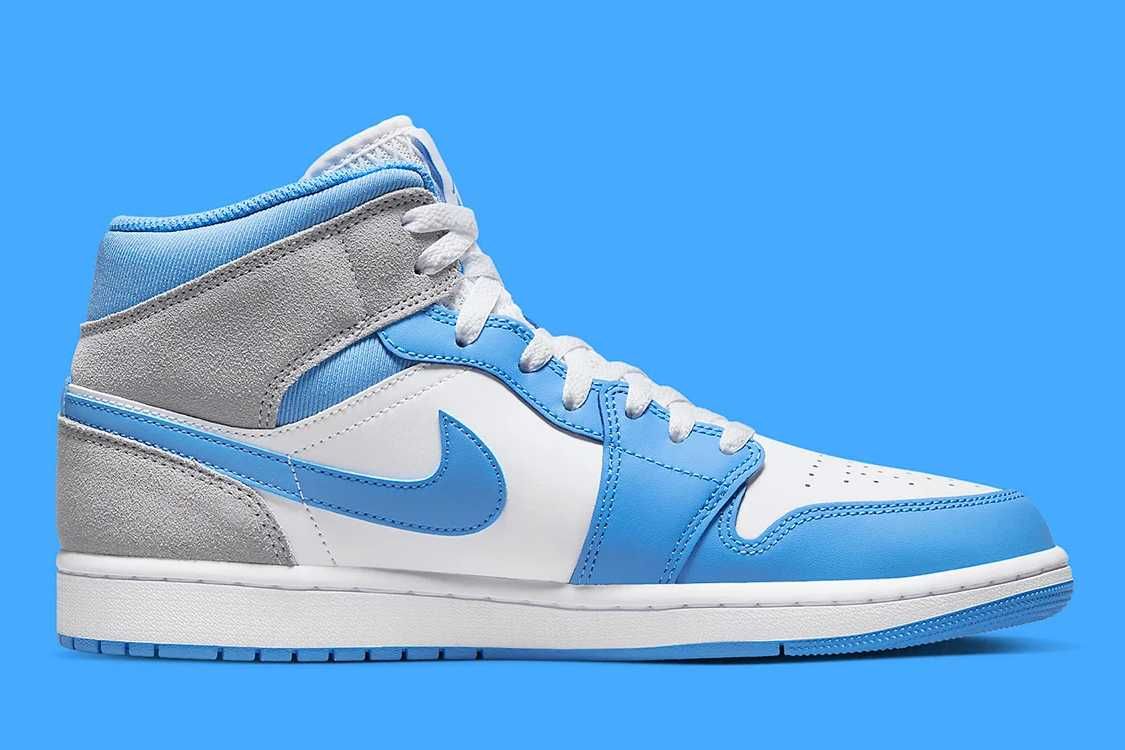 【リーク】Nike Air Jordan 1 Mid "University Blue" 抽選/定価/販売店舗まとめ 3枚目