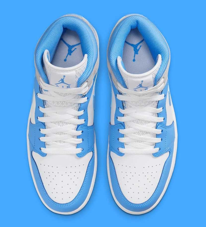 【リーク】Nike Air Jordan 1 Mid "University Blue" 抽選/定価/販売店舗まとめ 4枚目