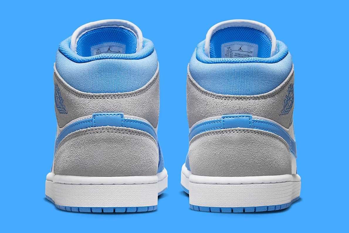 【リーク】Nike Air Jordan 1 Mid "University Blue" 抽選/定価/販売店舗まとめ 5枚目
