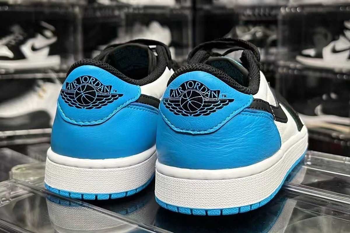 【スニダンで購入可】7/29発売 Nike Air Jordan 1 Low OG "Black and Dark Powder Blue/UNC" 抽選/定価/販売店舗まとめ 11枚目