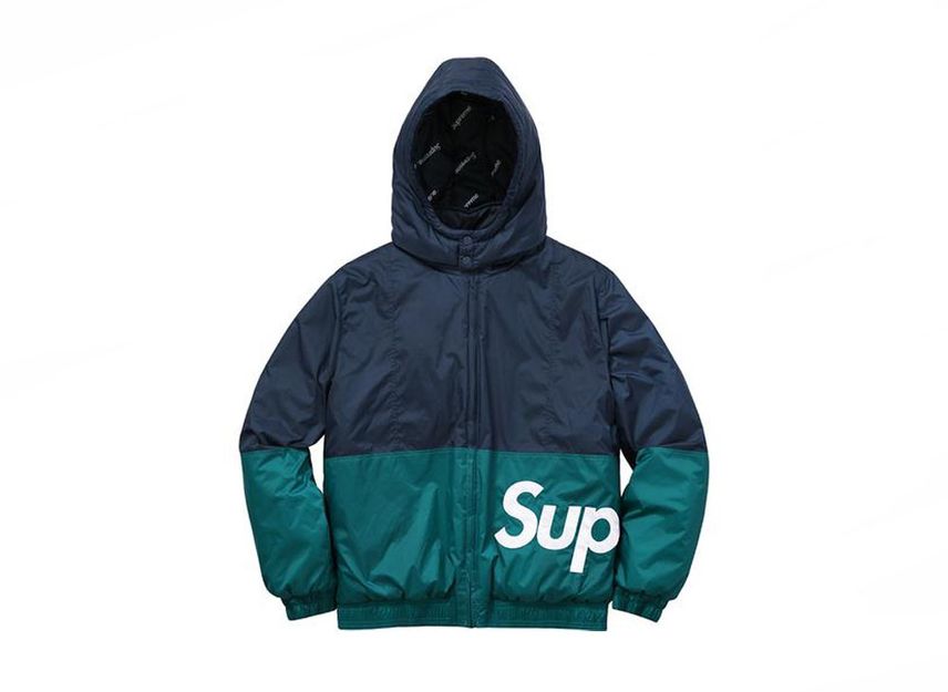 Sideline side top logo parka