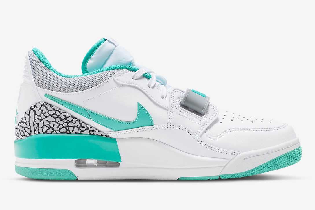 【スニダンで購入可】8/4発売 Nike Jordan Legacy 312 Low "White Turquoise" 抽選/定価/販売店舗まとめ 6枚目