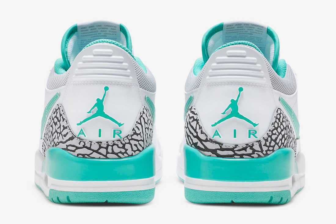 【スニダンで購入可】8/4発売 Nike Jordan Legacy 312 Low "White Turquoise" 抽選/定価/販売店舗まとめ 8枚目