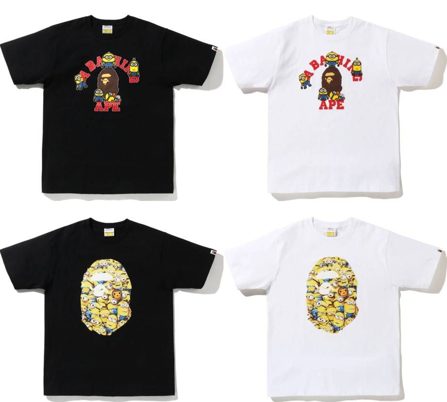【スニダンで購入可】7/9発売 Minions × A BATHING APE collection 抽選/定価/販売店舗まとめ  5枚目