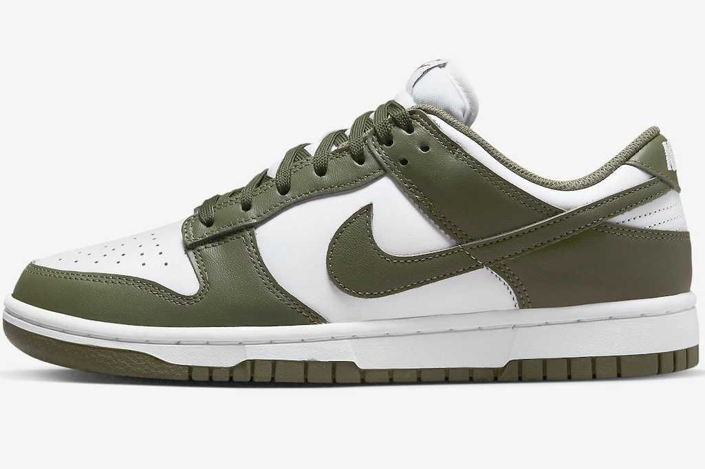【スニダンで購入可】8/24発売 Nike WMNS Dunk Low "Medium Olive" 抽選/定価/販売店舗まとめ 4枚目