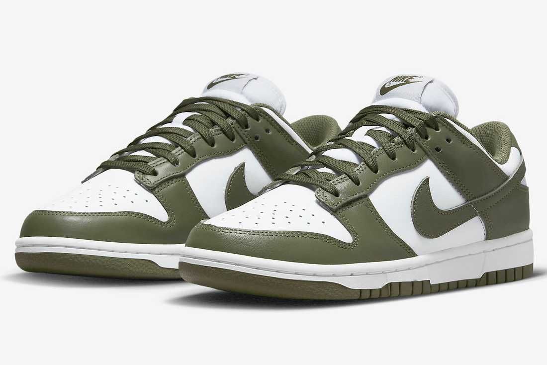 【スニダンで購入可】8/24発売 Nike WMNS Dunk Low "Medium Olive" 抽選/定価/販売店舗まとめ 3枚目