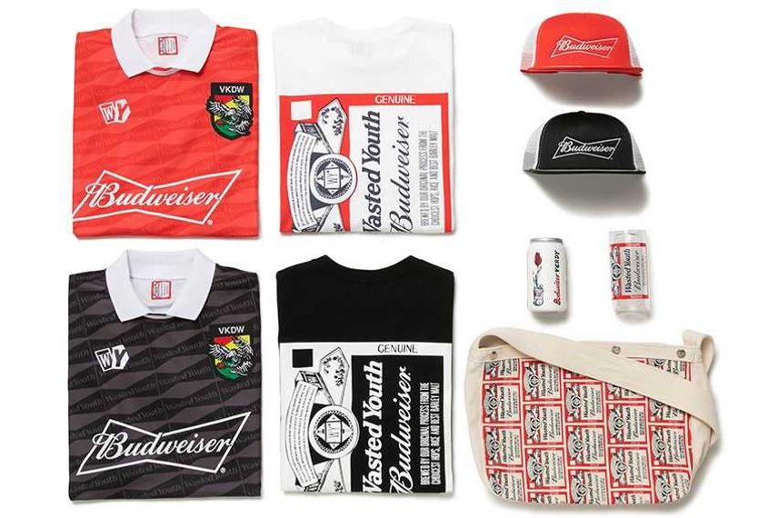 【スニダンで購入可】7/9発売 Budweiser × Wasted Youth collabo