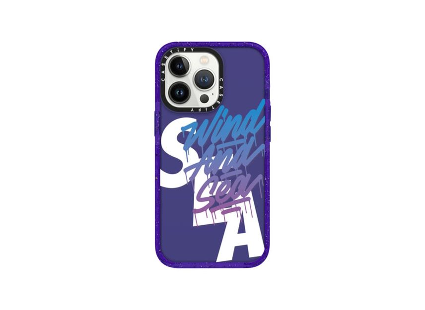 WIND AND SEA x CASETIFY x it's a living IMPACT CRUSH LOGO CASE