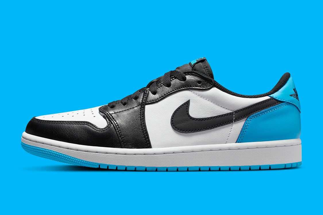 【スニダンで購入可】7/29発売 Nike Air Jordan 1 Low OG "Black and Dark Powder Blue/UNC" 抽選/定価/販売店舗まとめ 5枚目