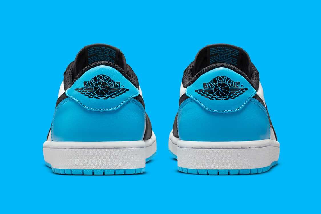 【スニダンで購入可】7/29発売 Nike Air Jordan 1 Low OG "Black and Dark Powder Blue/UNC" 抽選/定価/販売店舗まとめ 8枚目