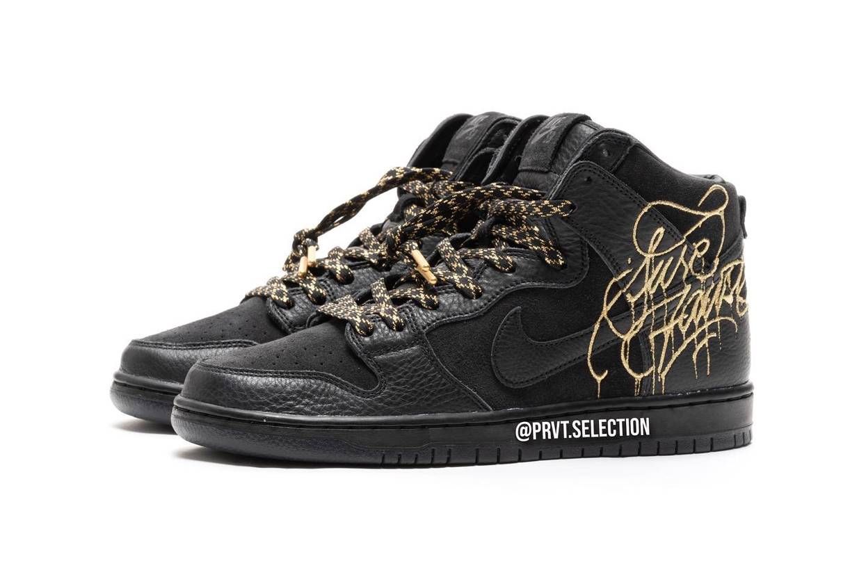 【スニダンで購入可】8/29発売 Faust × Nike SB Dunk High "Black and Metallic Gold" 抽選/定価/販売店舗まとめ 4枚目