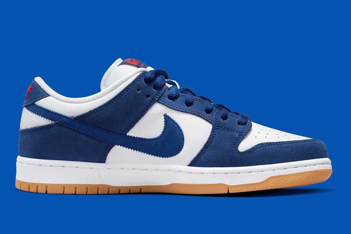 【スニダンで購入可】8/15発売 Nike SB Dunk Low "Los Angeles Dodgers/Deep Royal Blue" 抽選/定価/販売店舗まとめ 4枚目
