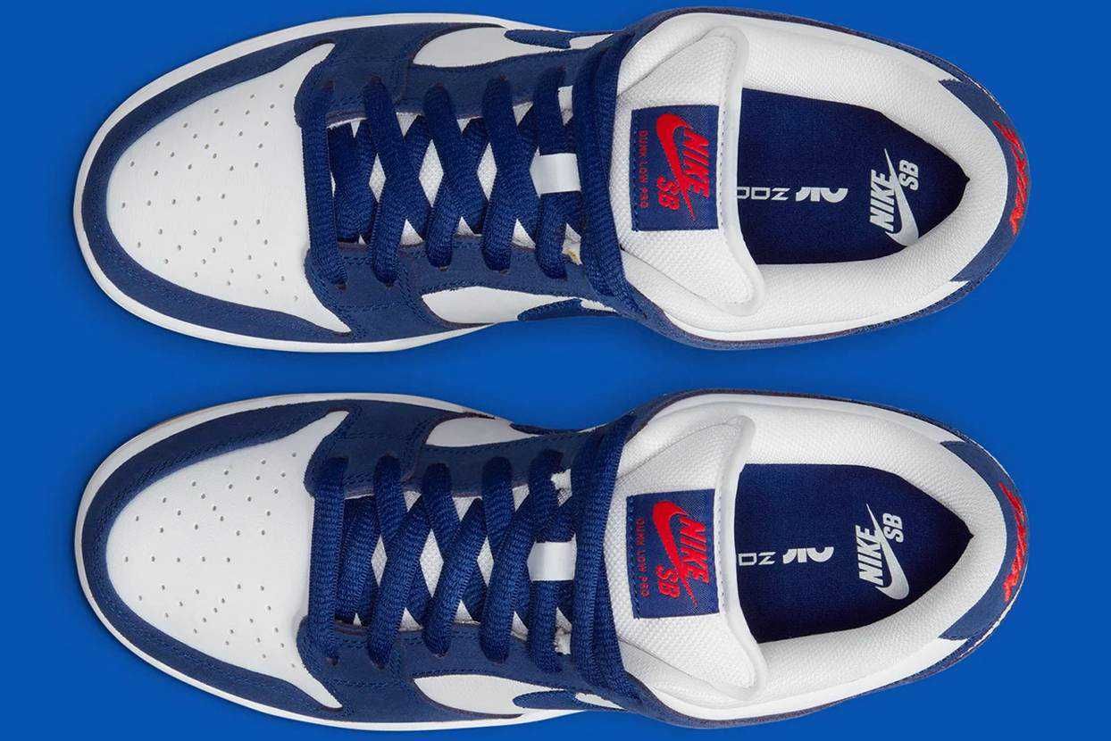 【スニダンで購入可】8/15発売 Nike SB Dunk Low "Los Angeles Dodgers/Deep Royal Blue" 抽選/定価/販売店舗まとめ 5枚目