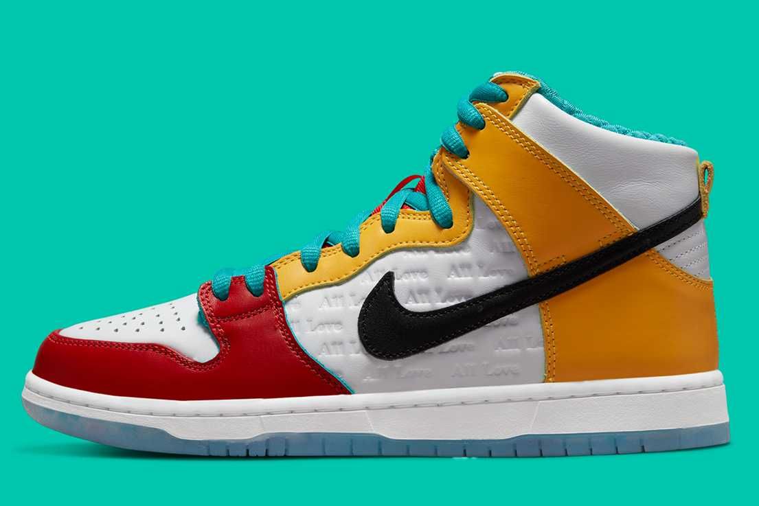 【スニダンで購入可】8/13・8/15発売 froSkate × Nike SB Dunk High Pro QS "All Love" 抽選/定価/販売店舗まとめ 4枚目