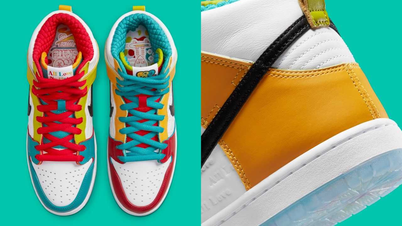 【スニダンで購入可】8/13・8/15発売 froSkate × Nike SB Dunk High Pro QS "All Love" 抽選/定価/販売店舗まとめ 6枚目