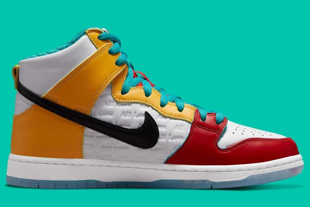 【スニダンで購入可】8/13・8/15発売 froSkate × Nike SB Dunk High Pro QS "All Love" 抽選/定価/販売店舗まとめ 5枚目