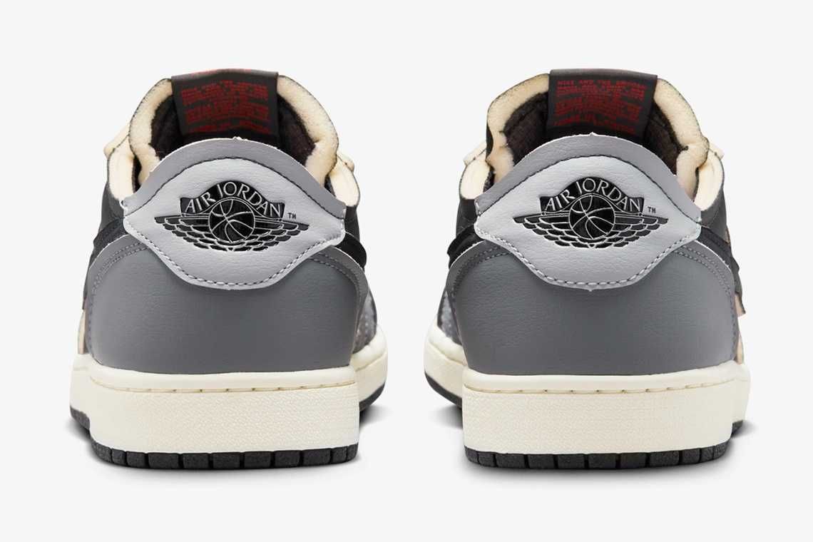 【スニダンで購入可】8/26発売 Nike Air Jordan 1 Low OG EX "Black and Smoke Grey" 抽選/定価/販売店舗まとめ	 5枚目