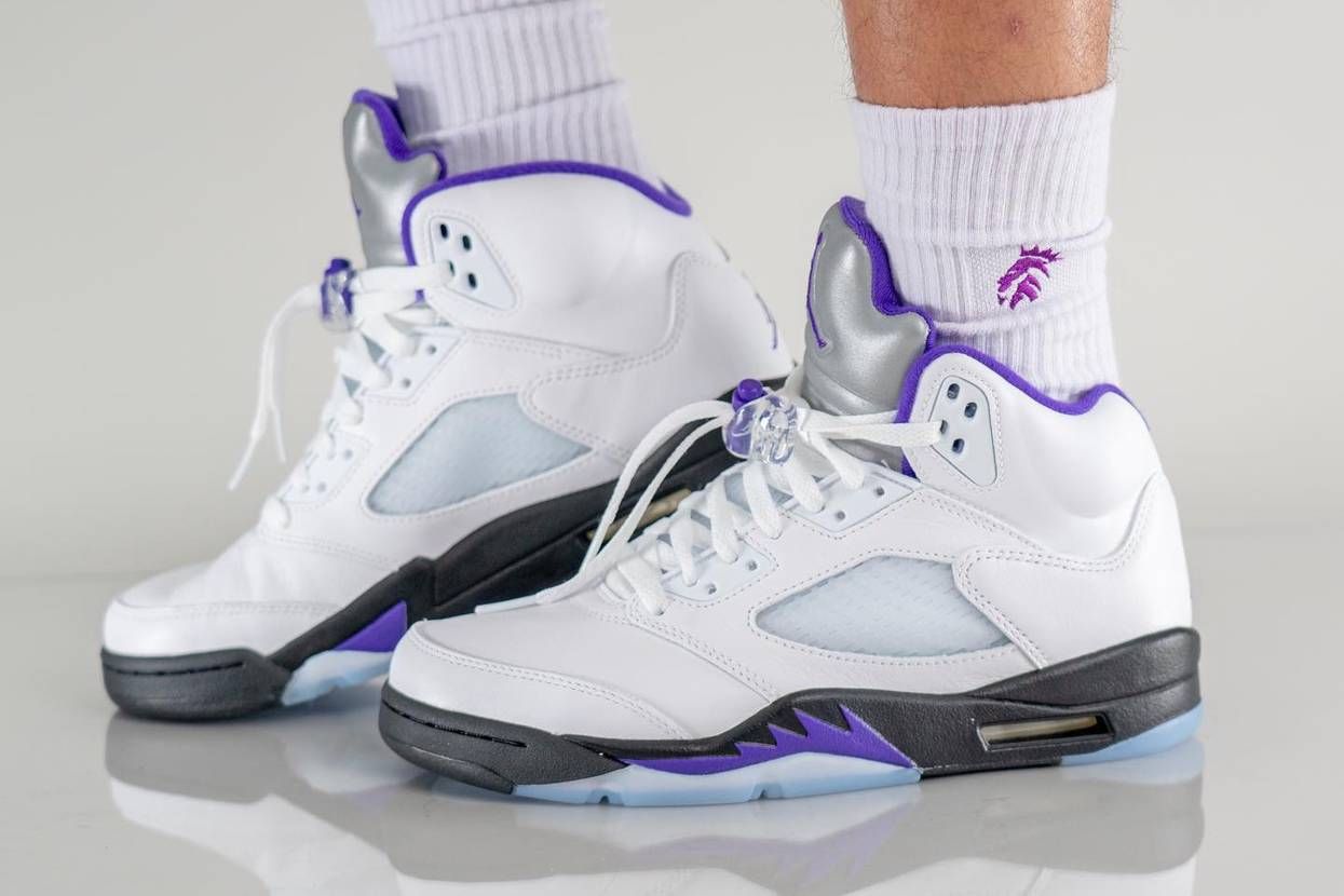 【スニダンで購入可】8/16発売 Nike Air Jordan 5 "Dark Concord" 抽選/定価/販売店舗まとめ 5枚目
