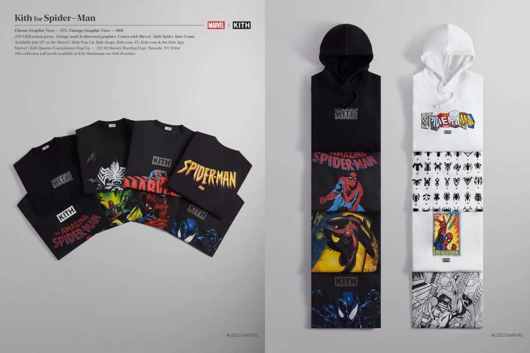 【スニダンで購入可】7/15発売 KITH × MARVEL The Amazing Spider-Man 抽選/定価/販売店舗まとめ 2枚目