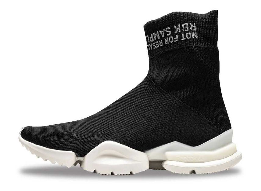 Reebok sock run 2024 black