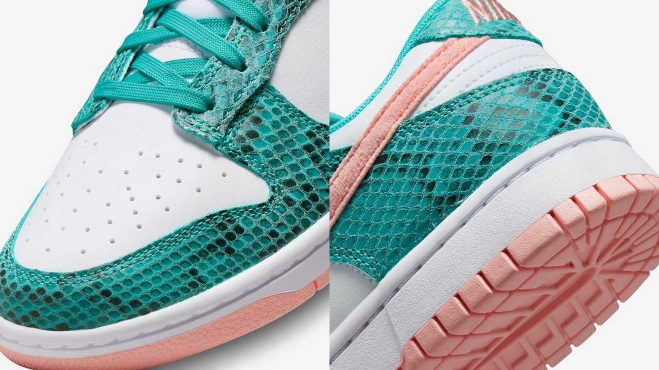 【リーク】Nike Dunk Low "Turquoise Snakeskin" 抽選/定価/販売店舗まとめ 7枚目