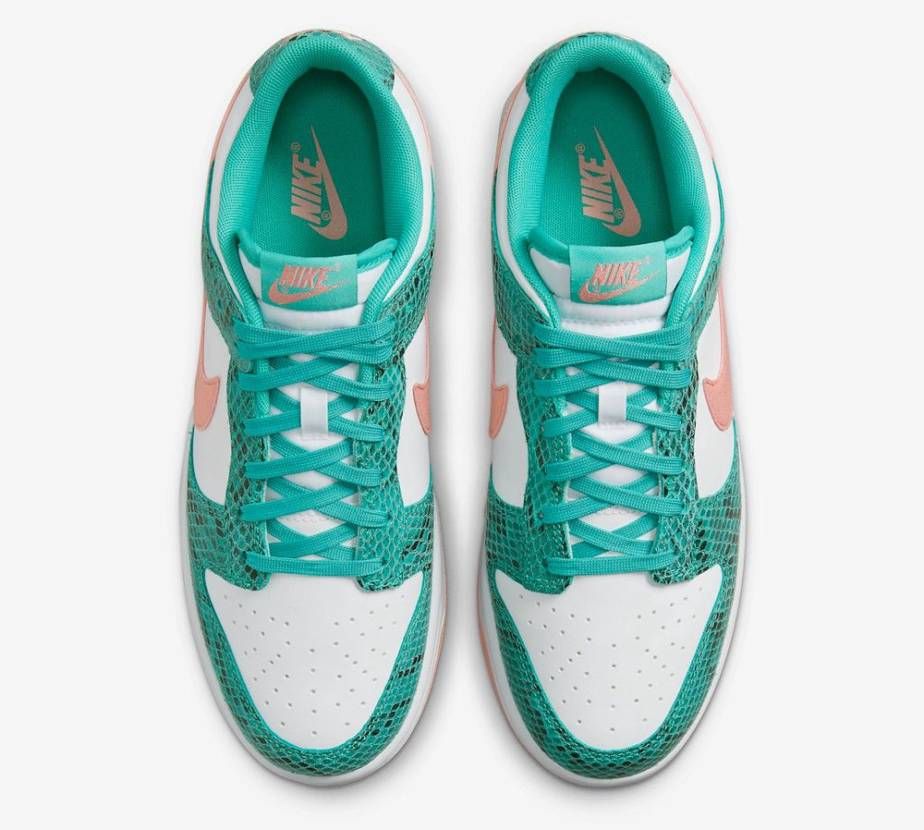 【リーク】Nike Dunk Low "Turquoise Snakeskin" 抽選/定価/販売店舗まとめ 4枚目