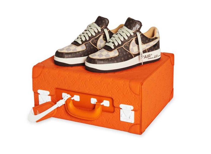 Louis Vuitton × Nike Air Force 1 Low by Virgil Abloh & Pilot Case