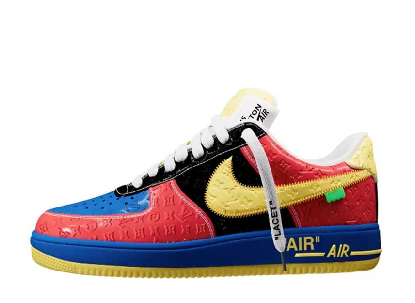 Air force 1 louis vuitton shop red